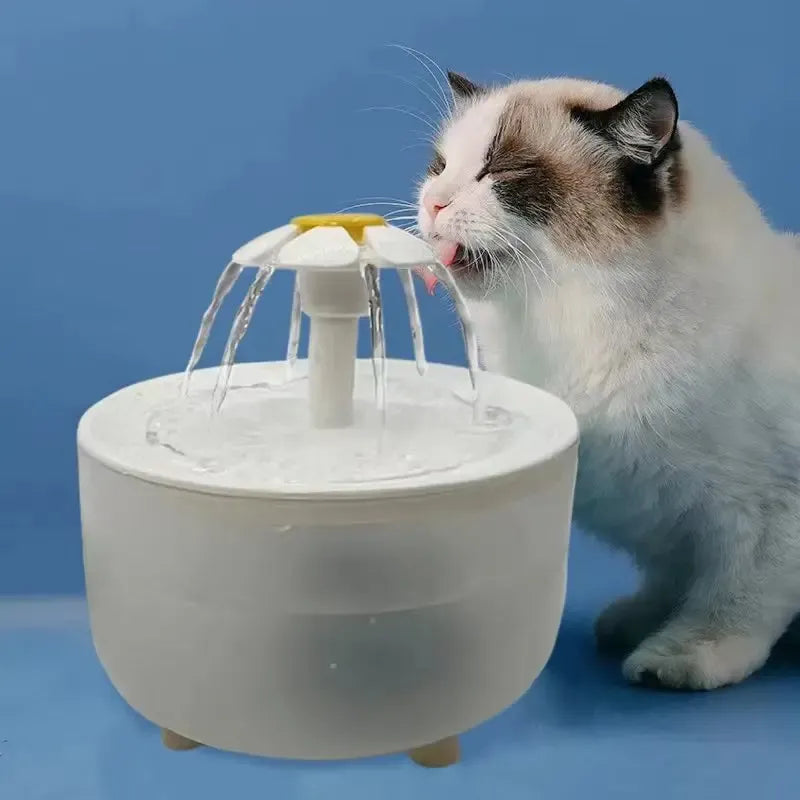 Fuente de Agua Eléctrica para Mascotas – Dispensador Silencioso con Filtro USB 1200ml