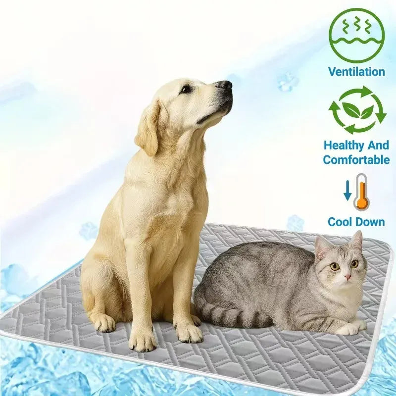 Tapete Refrescante para Perros y Gatos – Cama Fría para el Calor del Verano