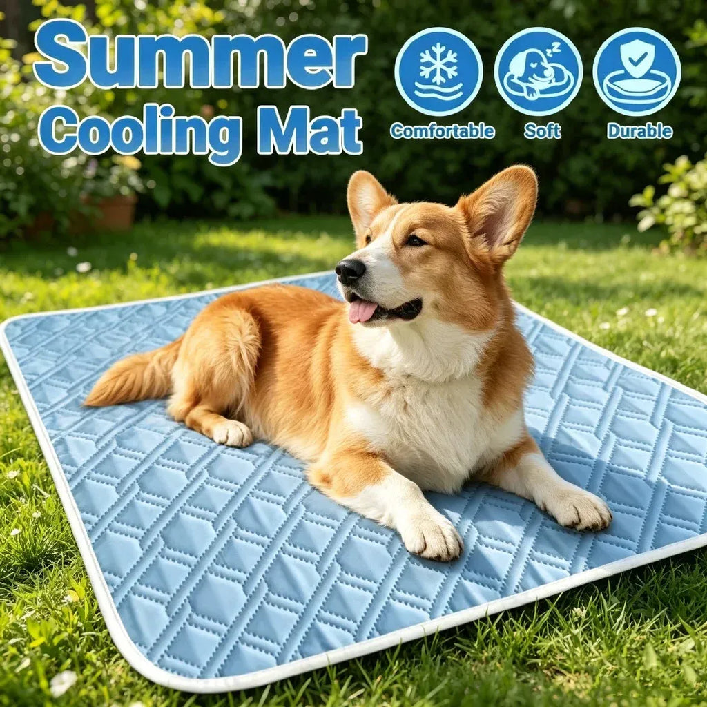 Tapete Refrescante para Perros y Gatos – Cama Fría para el Calor del Verano