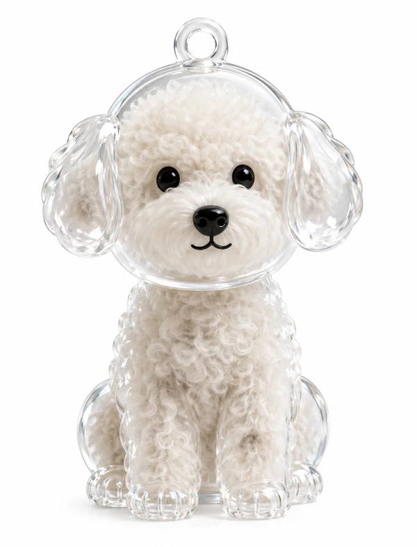 Llavero Recuerdo de Mascota – Guarda el Pelito de tu Perro para Siempre