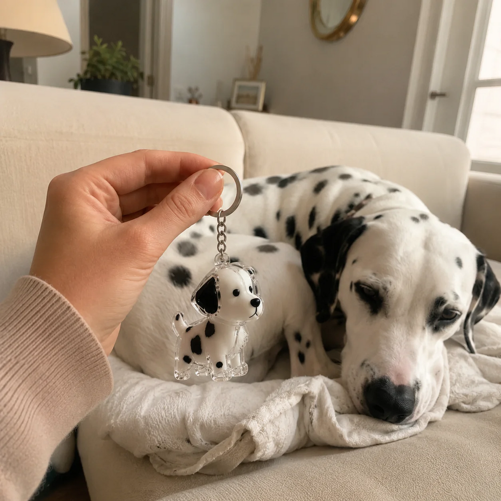 Llavero Recuerdo de Mascota – Guarda el Pelito de tu Perro para Siempre