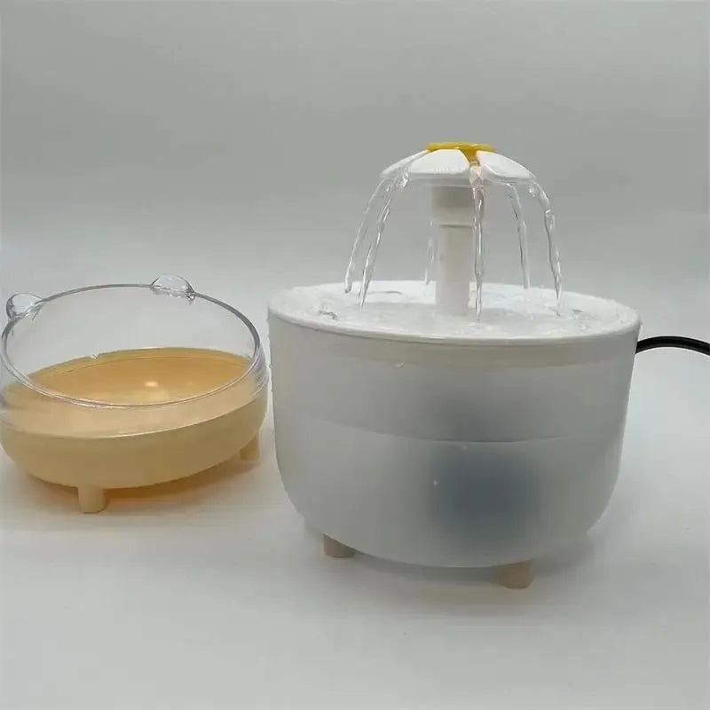 Fuente de Agua Eléctrica para Mascotas – Dispensador Silencioso con Filtro USB 1200ml