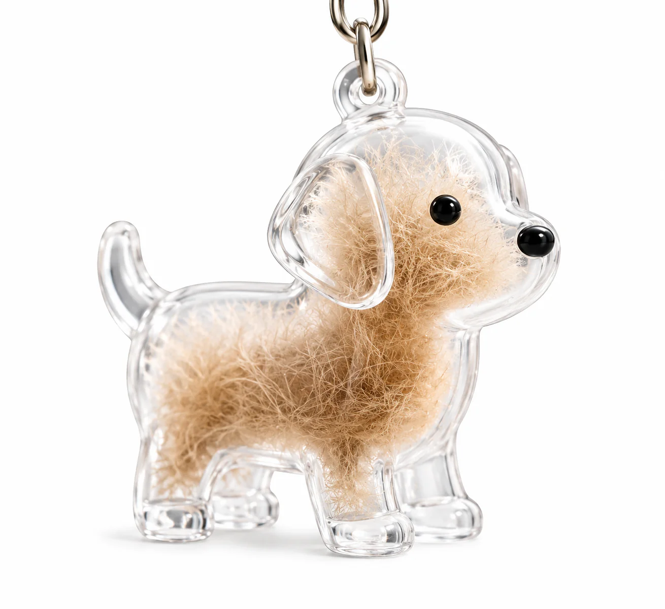 Llavero Recuerdo de Mascota – Guarda el Pelito de tu Perro para Siempre